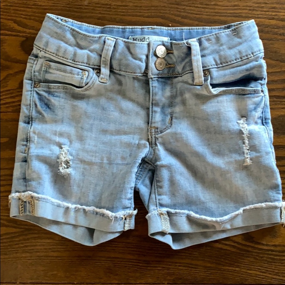 Mudd Girls Midi Jean Shorts